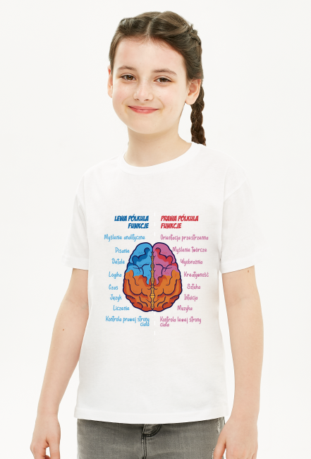 Anatomia mózgu w pastelowych kolorach