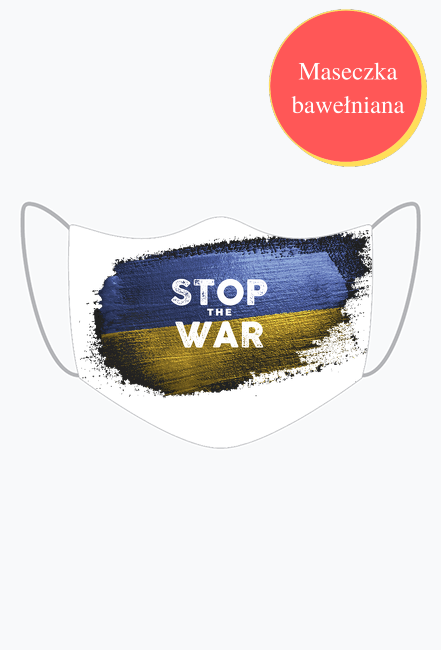 maseczka STOP THE WAR | Ukraina