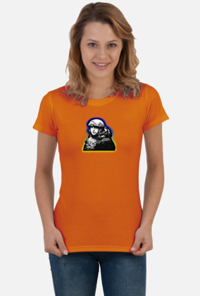 Prezydent Załęcki Slava Ukraina - Koszulka damska