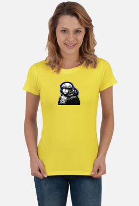 Prezydent Załęcki Slava Ukraina - Koszulka damska