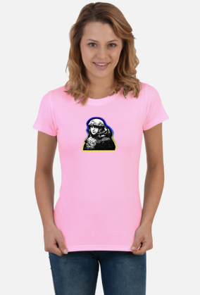 Prezydent Załęcki Slava Ukraina - Koszulka damska