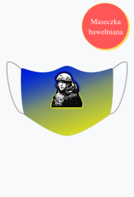 Prezydent Załęcki Slava Ukraina - Maseczka Full print