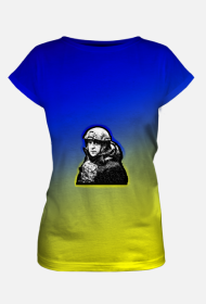 Prezydent Załęcki Slava Ukraina - Koszulka damska Full print