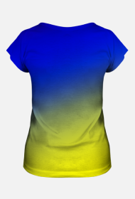 Prezydent Załęcki Slava Ukraina - Koszulka damska Full print