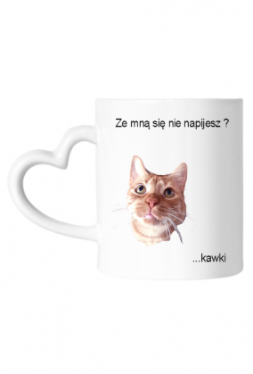Kubek ze zdjęciem NASZEGO KOTA