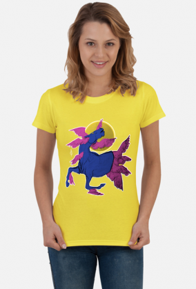 Koszulka- skrzydlaty koń