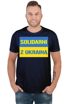 Ukraina koszulka T-Shirt Solidarni z Ukraina