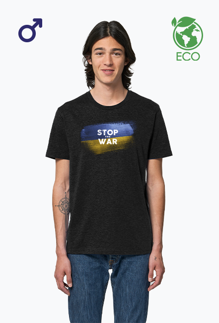 koszulka męska STOP THE WAR | Ukraina