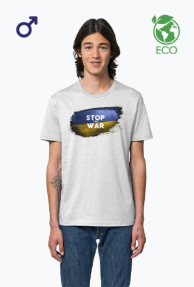 koszulka męska STOP THE WAR | Ukraina