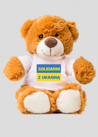 Ukraina mis pluszowy Solidarni z Ukraina