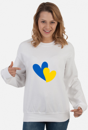 Bluza Damska Serce Ukraina