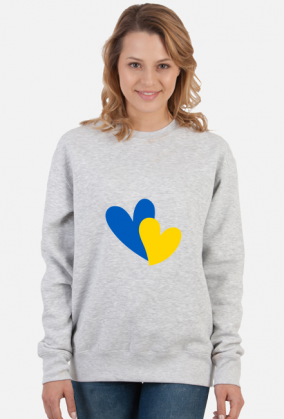 Bluza Damska Serce Ukraina