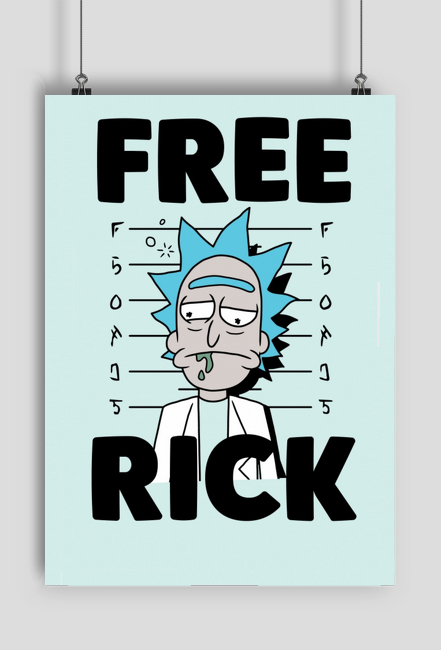 Rick and morty PlakatMr