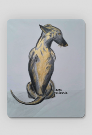 Chart Angielski Whippet - Ryunek własnoręczny