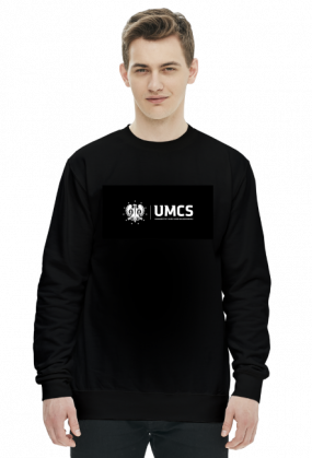Bluza bez kaptura z logo UMCS