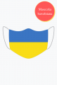 Ukraina bawelniana maseczka ochronna Flaga Ukrainy 2