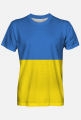 Ukraina Koszulka T-Shirt fullprint Flaga Ukrainy 2