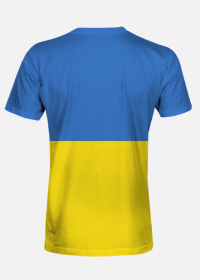 Ukraina Koszulka T-Shirt fullprint Flaga Ukrainy 2