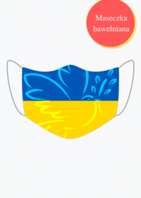 Ukraina maseczka ochronna flaga Ukrainy Golabek pokoju