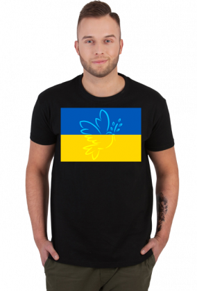 Ukraina koszulka flaga Ukrainy Golabek pokoju
