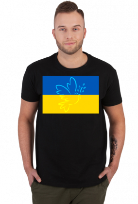 Ukraina koszulka flaga Ukrainy Golabek pokoju