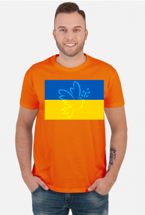 Ukraina koszulka flaga Ukrainy Golabek pokoju