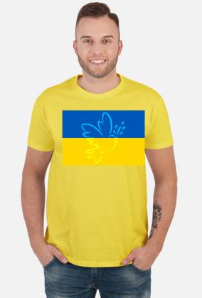 Ukraina koszulka flaga Ukrainy Golabek pokoju