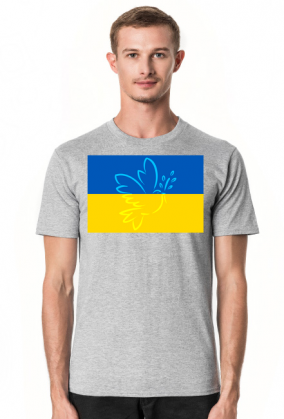 Ukraina koszulka flaga Ukrainy Golabek pokoju