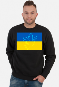 Ukraina bluza z dlugim rekawem flaga Ukrainy Golabek pokoju