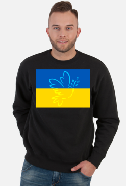 Ukraina bluza z dlugim rekawem flaga Ukrainy Golabek pokoju