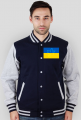 Ukraina bluza college rozpinana Flaga Ukrainy Golabek pokoju