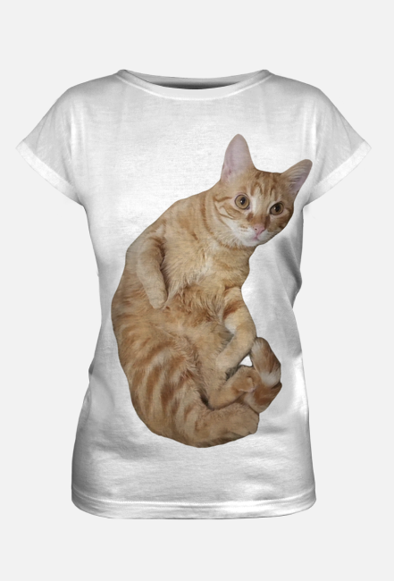 Koszulka damska z kotem