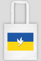 Ukraina bawelniana torba eco flaga Ukrainy Golabek pokoju 2