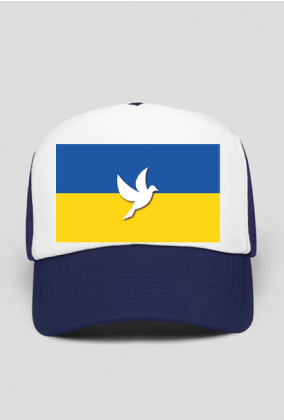 Ukraina czapka z daszkiem trucker flaga Ukrainy Golabek pokoju 2
