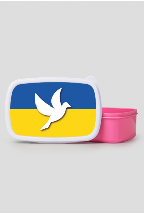 Ukraina pudelko sniadaniowe flaga Ukrainy Golabek pokoju 2
