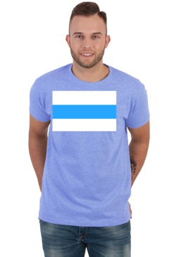 White Blue White Free Russia Flag