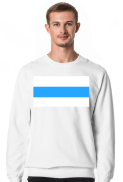 White Blue White Free Russia Flag