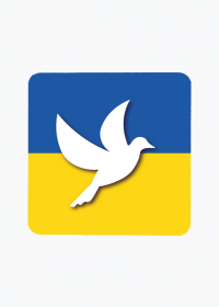Ukraina magnes na lodowke kwadrat flaga ukrainska Golabek pokoju 2