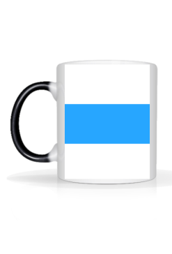 White Blue White Free Russia Flag