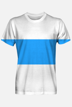 White Blue White Free Russia Flag