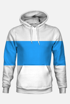 White Blue White Free Russian Flag