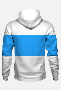 White Blue White Free Russian Flag