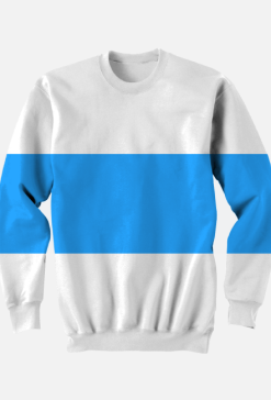 White Blue White Free Russia Flag