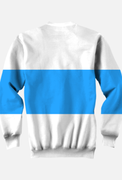 White Blue White Free Russia Flag