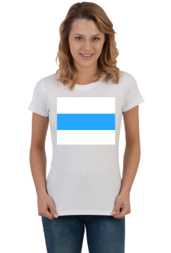White Blue White Free Russia Flag