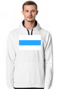White Blue White Free Russia Flag