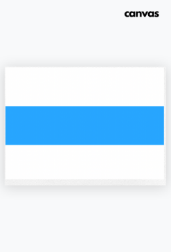 White Blue White Free Russia Flag