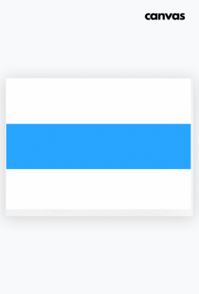 White Blue White Free Russia Flag