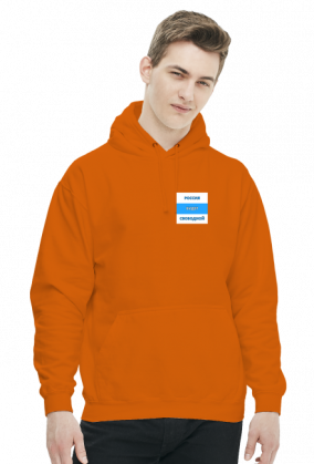 Russia Will Be Free, white blue white, small