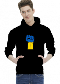 bluza unisex wolna ukraina pięść flaga walka